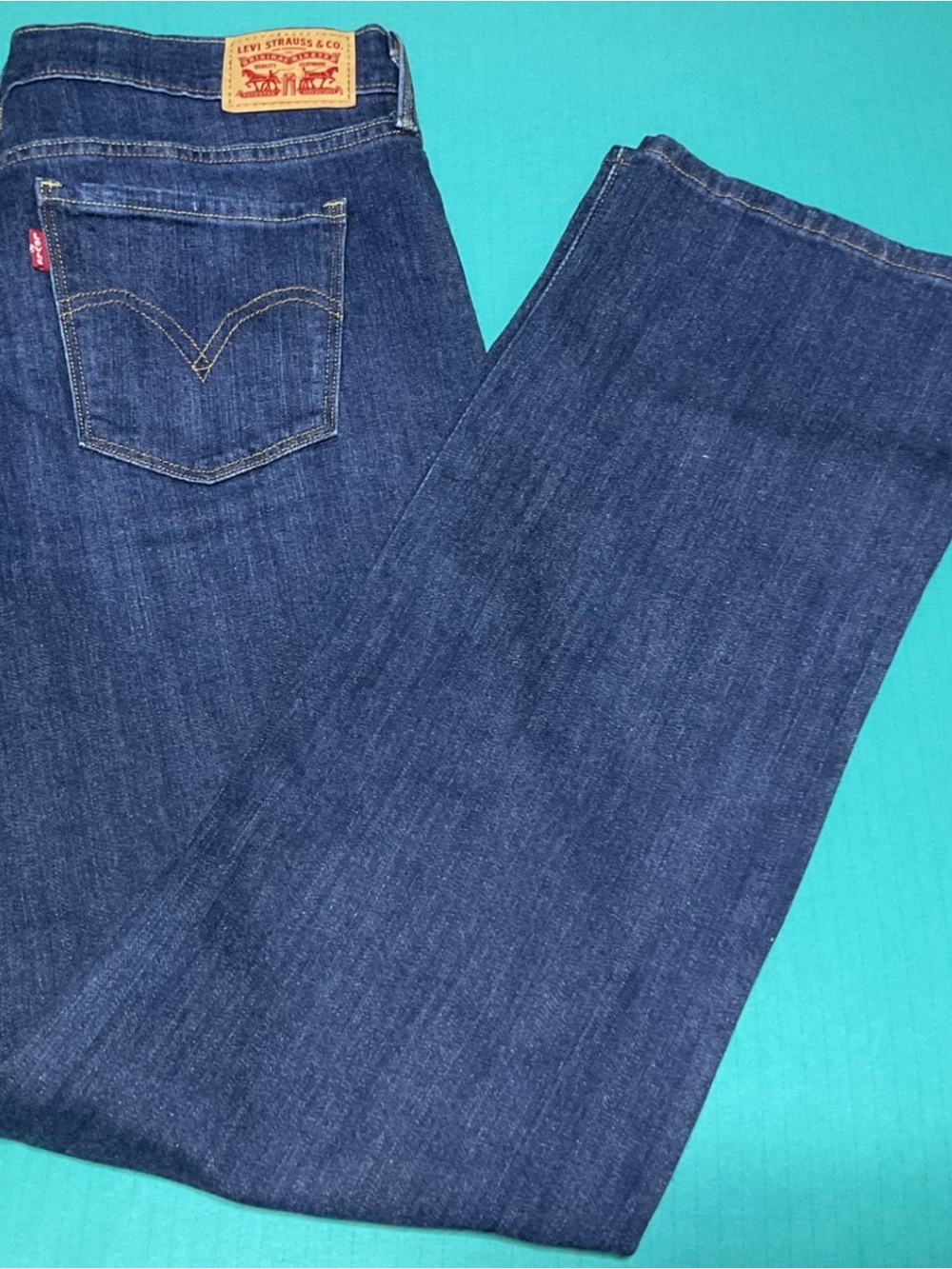 Levi's Women's Dark Blue Straight-Leg Jeans